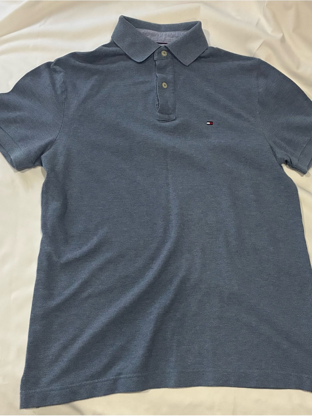 Tommy Hilfiger Slate Blue Short-Sleeve Polo